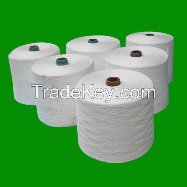 40/2 100 polyester sewing thread-Raw White Bright-Hank, Paper Cone, Dye Tube