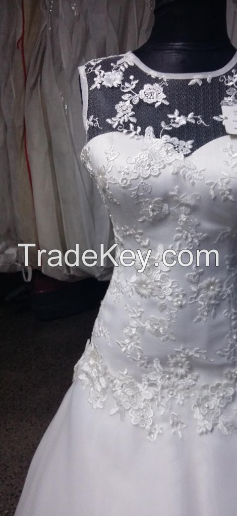 Organza wedding dress