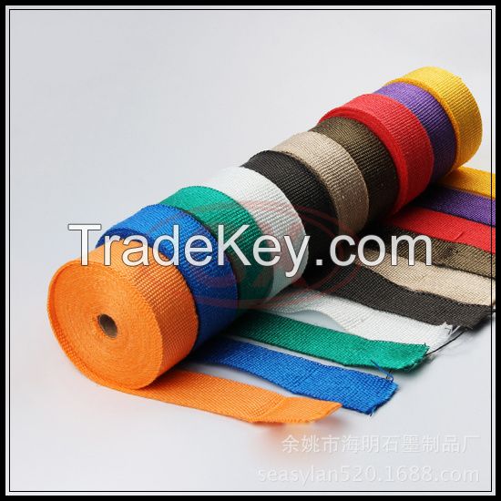 Universal thermal band thermal insulation belt/colored fiberglass ceramic fiber exhaust heat wrap