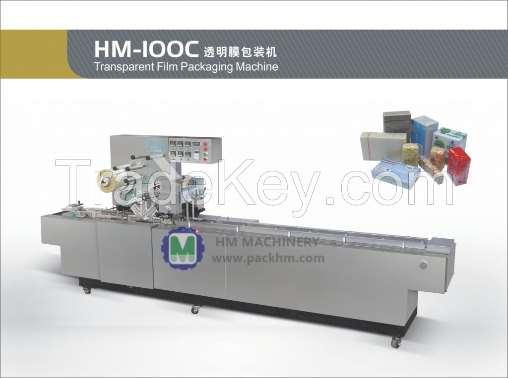 HM100C film over wrapping packing machine equipment