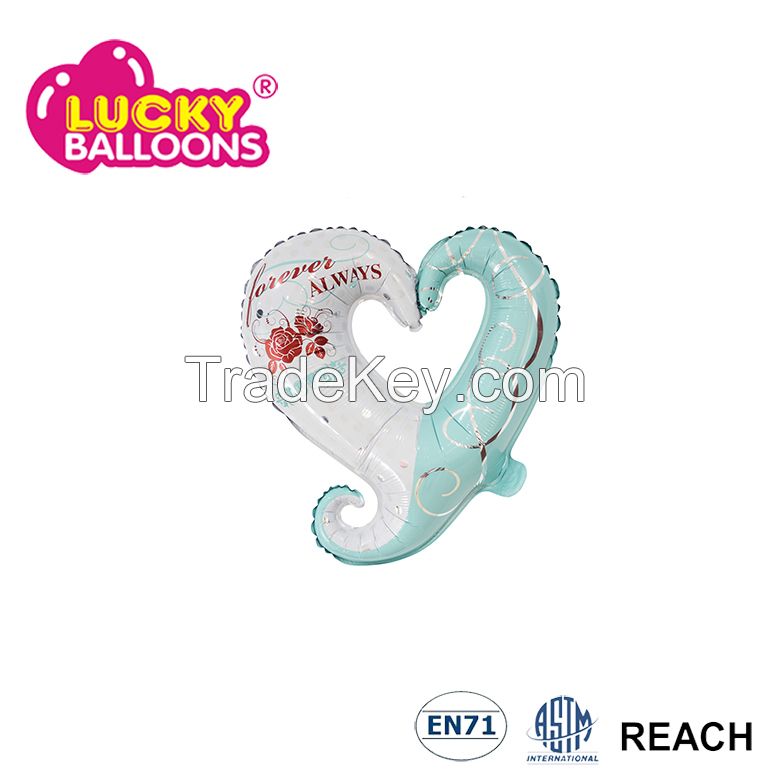 hot selling custom shape inflatable helium balloon foil balloons with low price