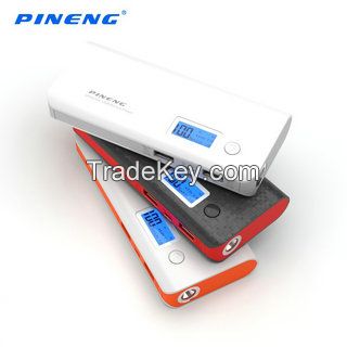 2016 All New PINENG PN-968 portable power bank with LCD 10000mAh