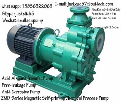 ZMD Series  Thermoplastic linning self-priming magnetic pump