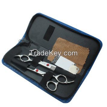 Professional Hairdressing barber kit Set 6 inch Barber Hair Shears Salon Hairdresser Cutting Thinning tijeras entresacar