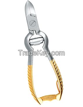 Nail Cutter, Barel Spring Designed Handle Fancy Lock