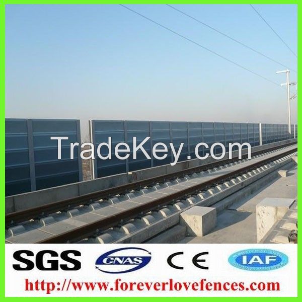 Good quality galvanized steel highway noise barrier/sound barrier for wholesale (China manufacturer)