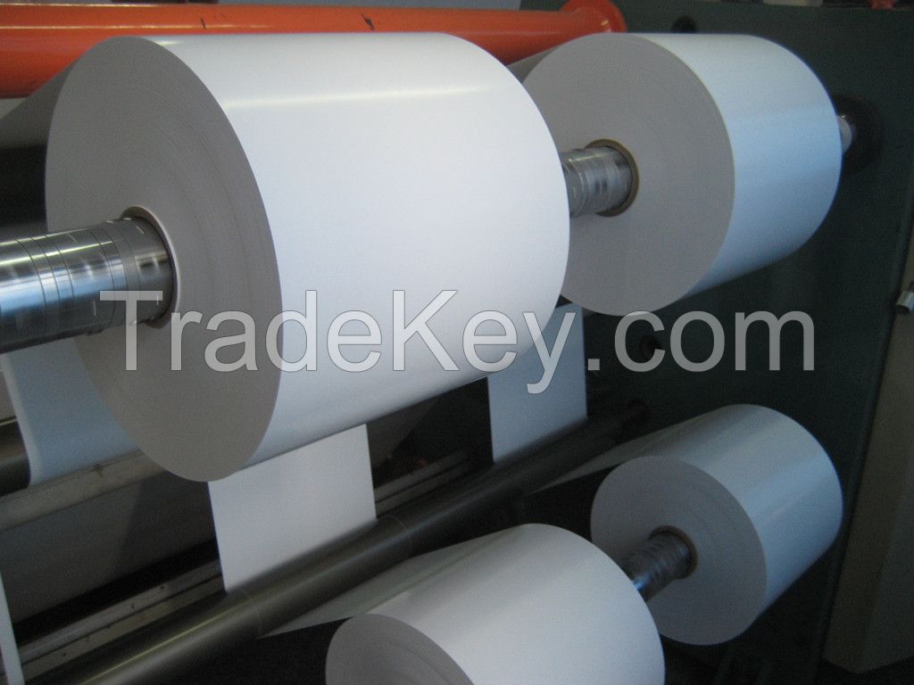 Jumbo roll thermal paper self adhesive label sticker for supermarket
