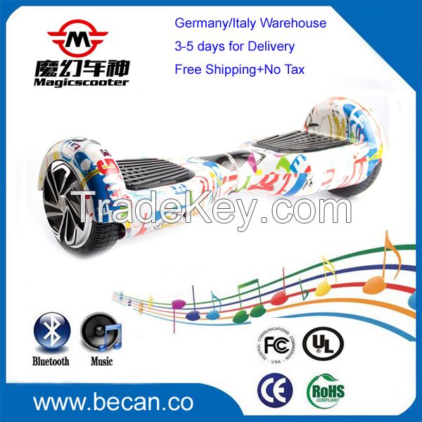 Colorful Rechargeable Lithium Battery 4800mAh self balancing electric scooter