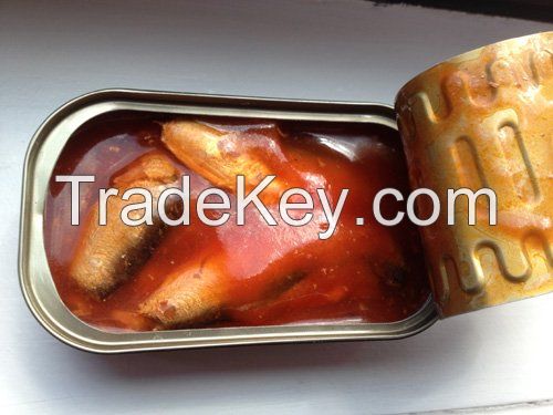 canned sardine in tomato sauce / oil / brine