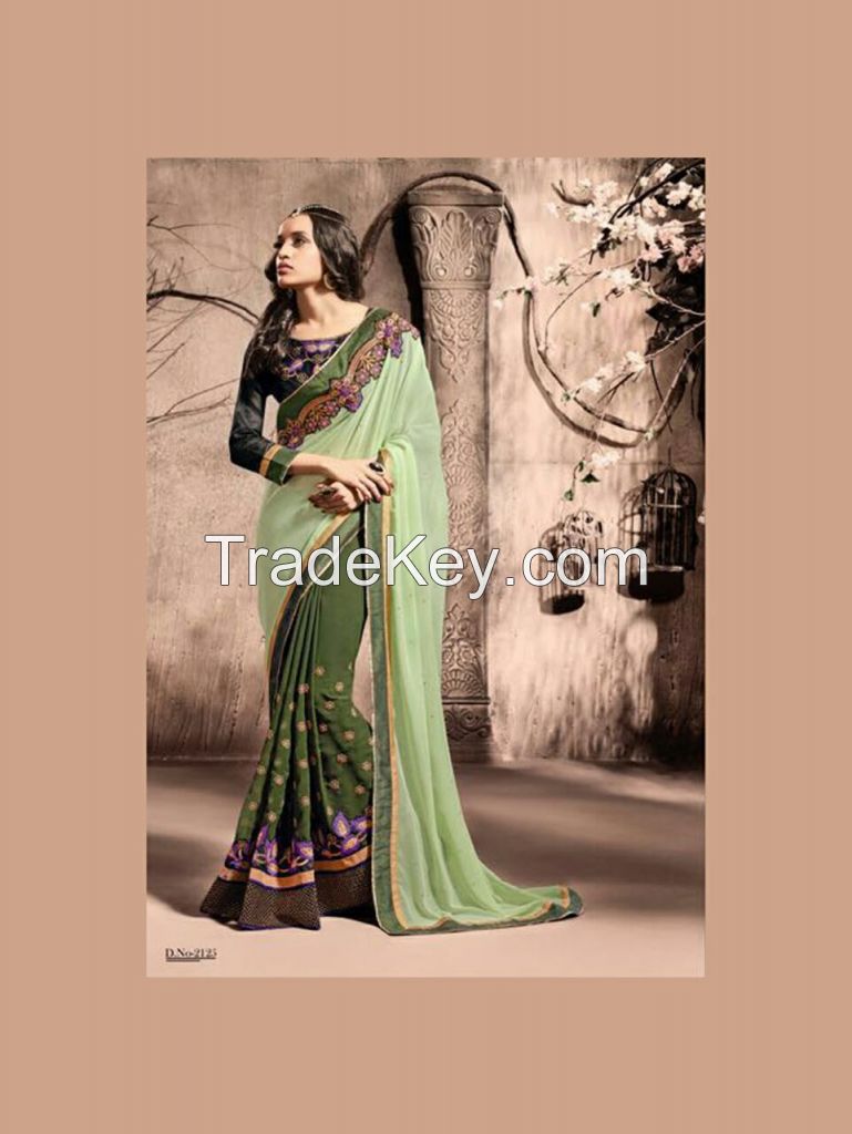 Embroidery Sarees