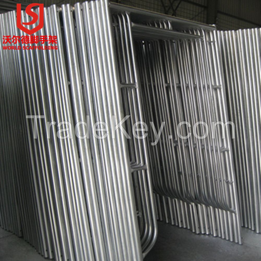 Construction durable galvanized factory price Australia Standard Frame Scaffolding