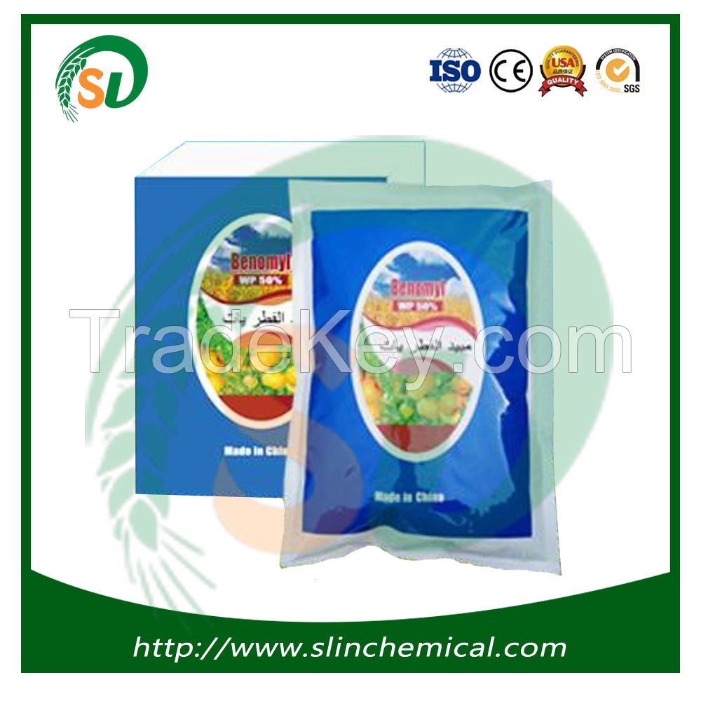 Hot Selling Top Quality Agrochemical Benomyl Fungicide 95%TC 50%WDG 50%WP