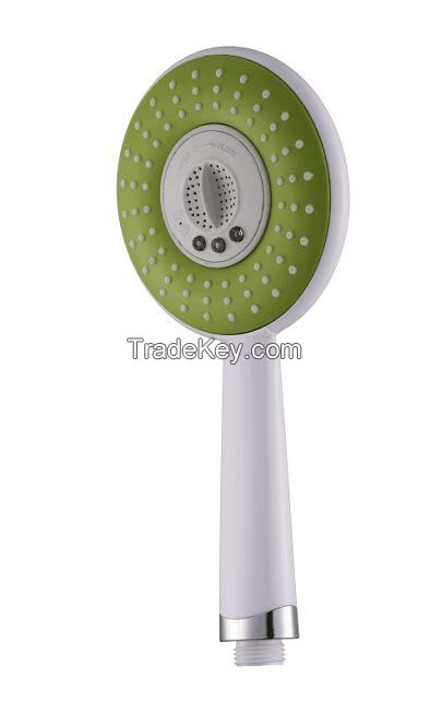 Fashion high quality bluetooth speaker musial hand shower