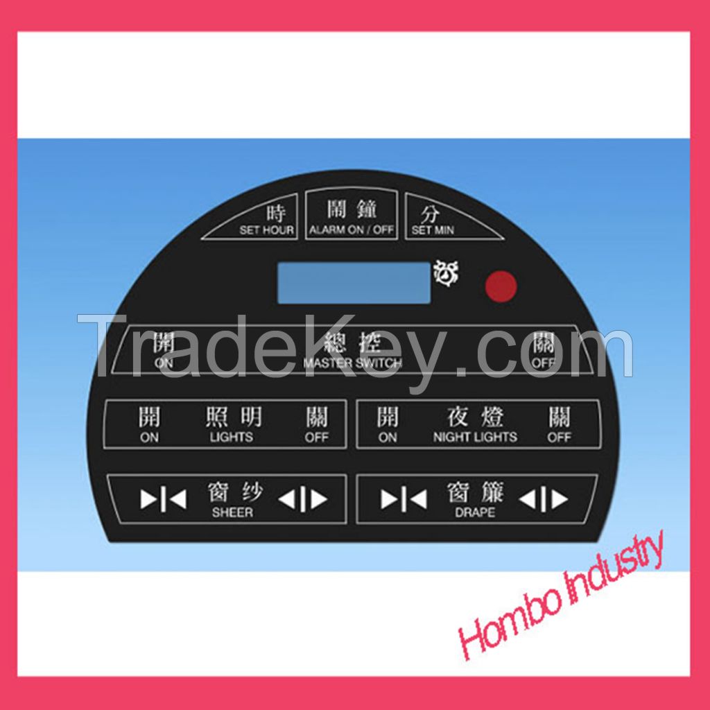 Simple Design Polyester Panel Membrane Switch