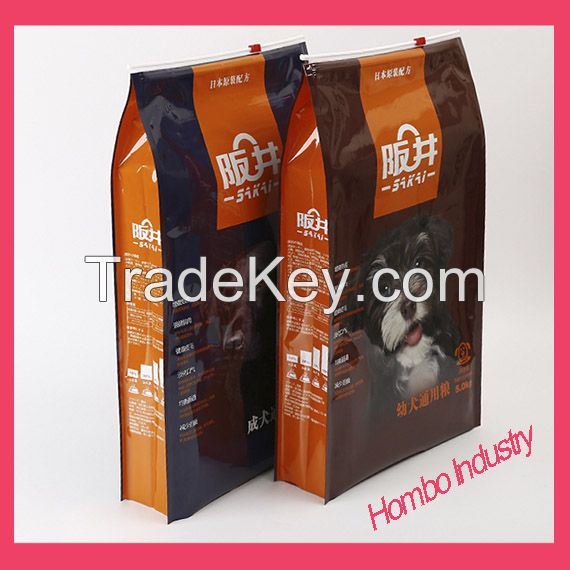 Customized Pet Slider Zipper Bag Pet Food Packaging Bags