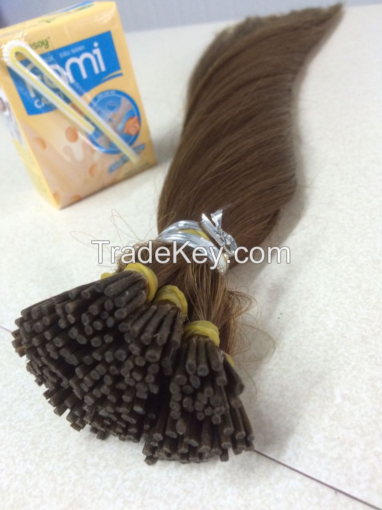 Best selling hairs extension Italian keratin I-tip Vietnamese hair 100% natural