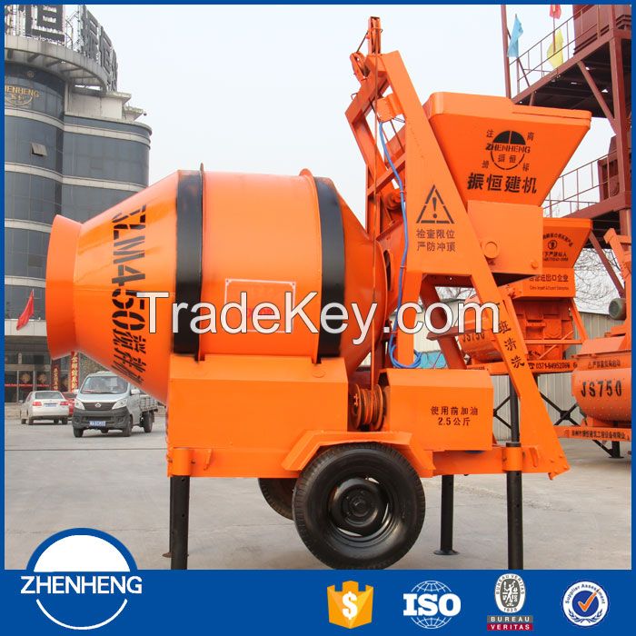 Mini Portable JZM Electric Engine Concrete Mixer Price