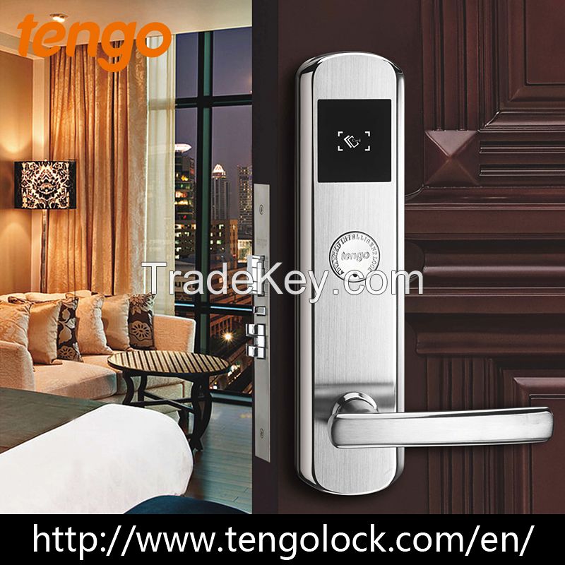 Tengo American Style Patent Design Smart design hotel RF card digital door lock Intelligent lock