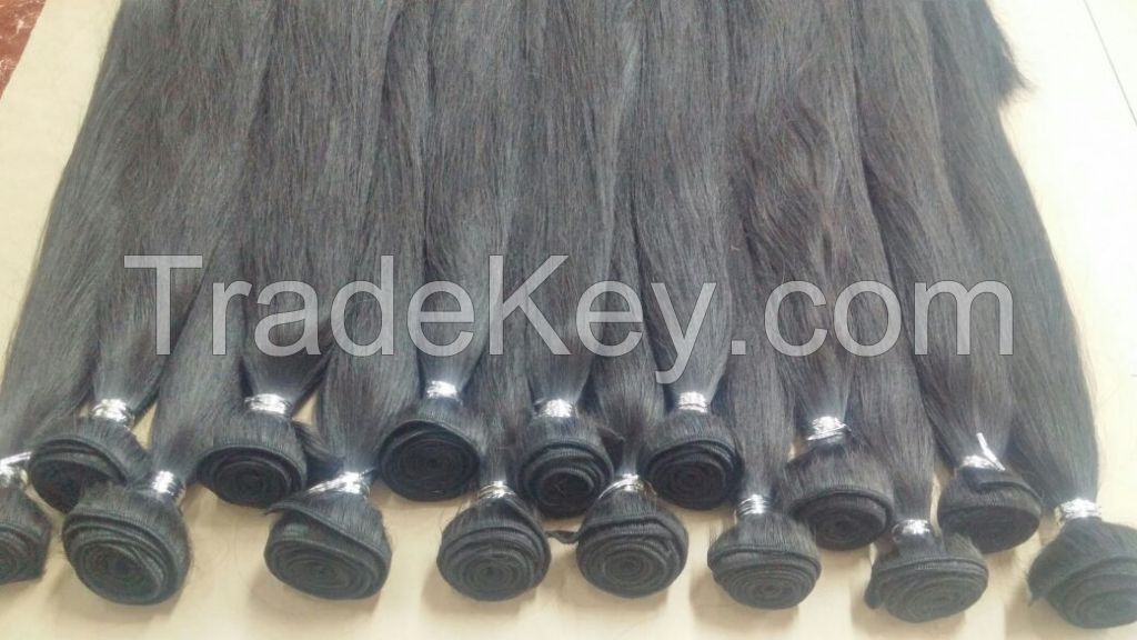 HUMAN HAIR WEFT - BULK/ 100% Natural Vietnam hair