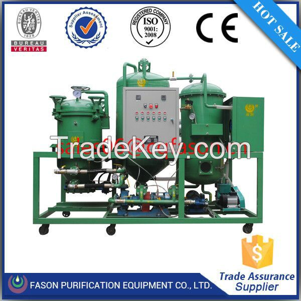 Vacuum distillation portable used lubricant oil recycling machine