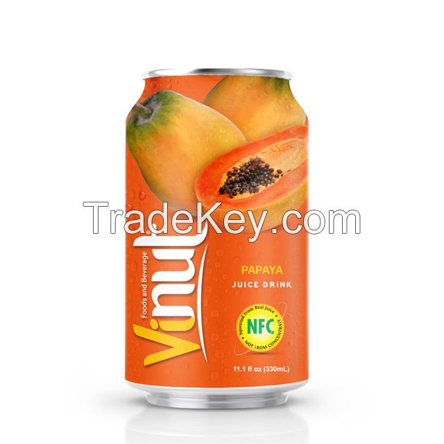 330ml Canned Papaya juice drink