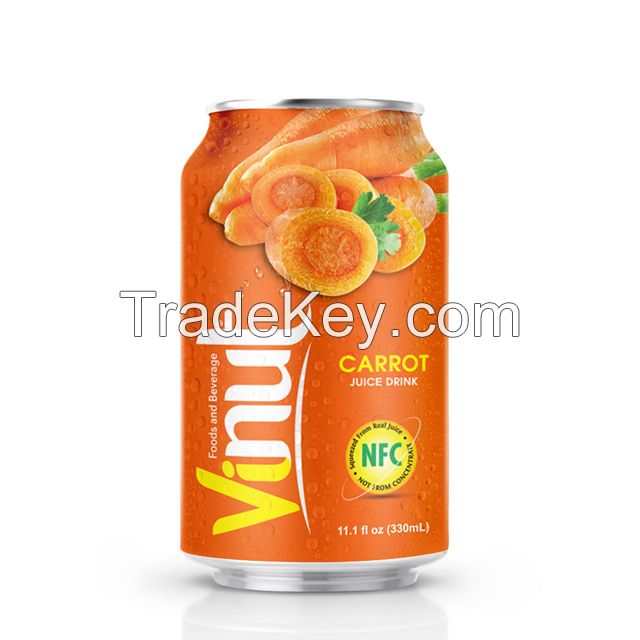 330ml Canned Carrot juice drink