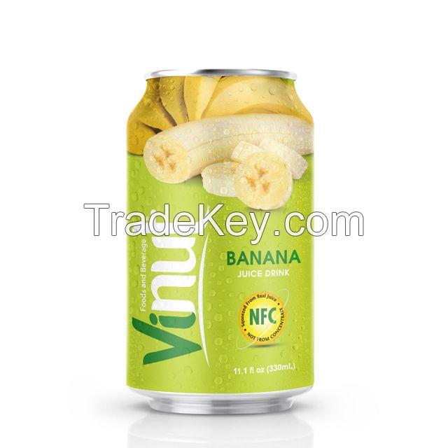 330ml Canned Banana juice drink