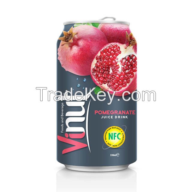 330ml Canned Fruit Juice Pomegranate Juice Drink Supplier