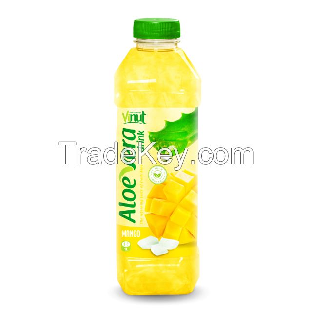 1L Bottle Premium Aloe Vera Drink with Mango juice