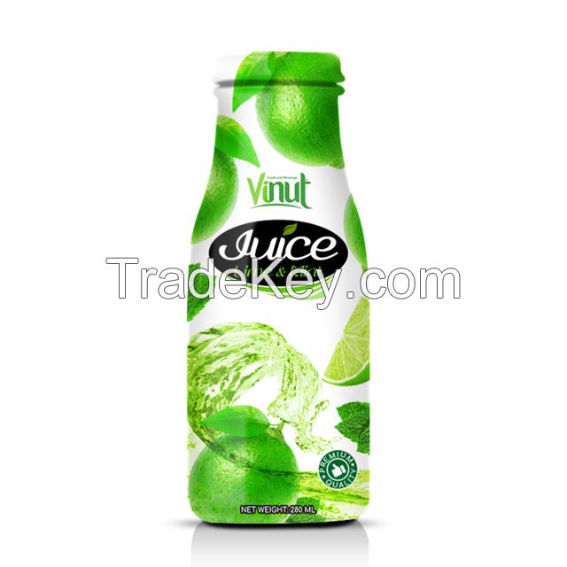 280ml Bottled Lime & Mint Juice