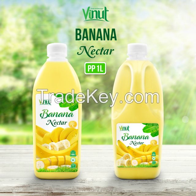 1L Bottle Banana Juice Drink Nectar
