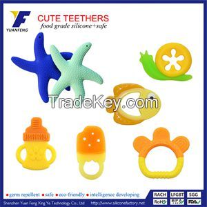 China Supplier Natural Rubber Baby Teething Toy