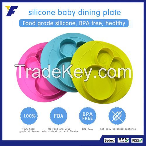 100% Food Grade Silicone Placemat for Kids Baby Feeding Mat