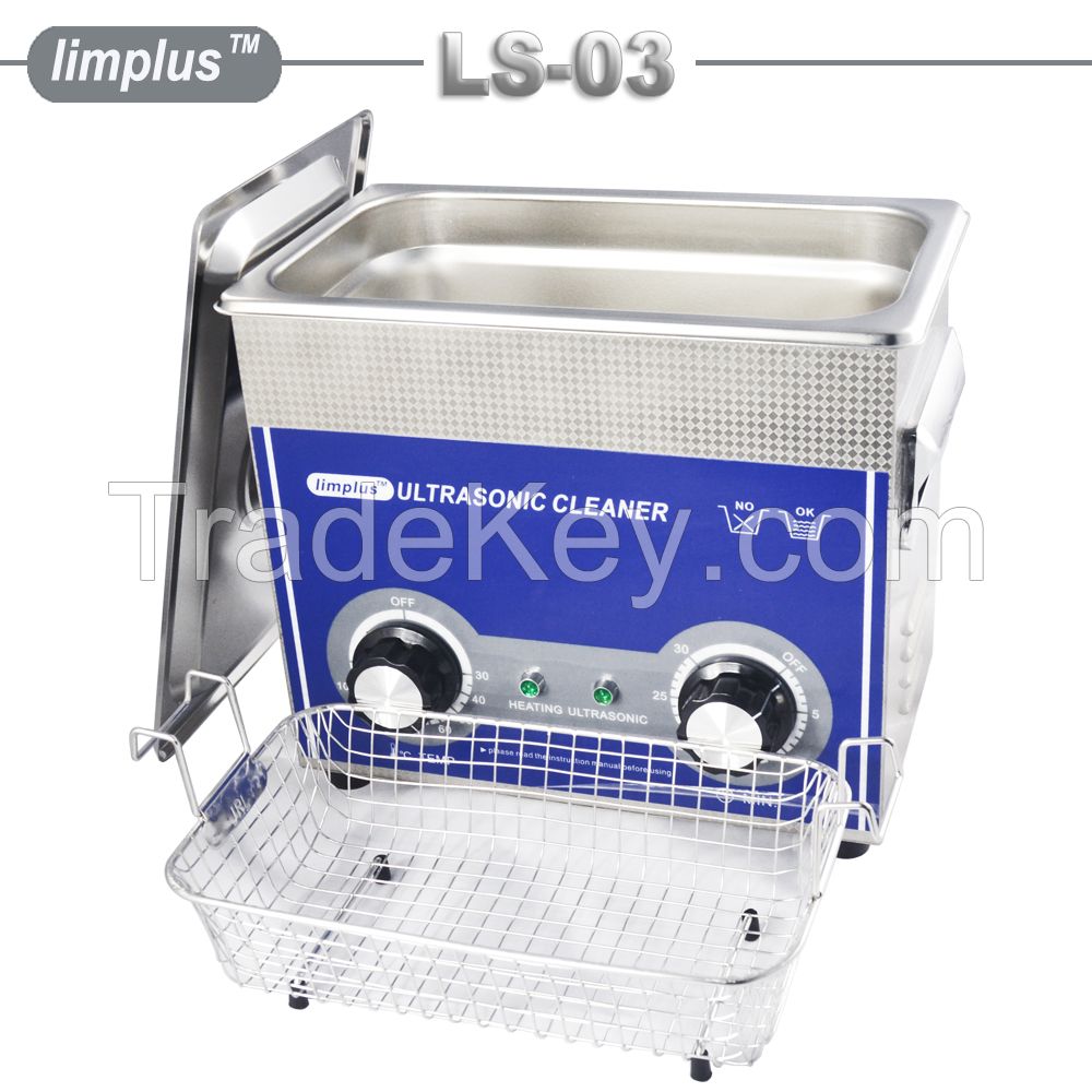 Limplus 3liter electronic parts ultrasonic cleaner with heater