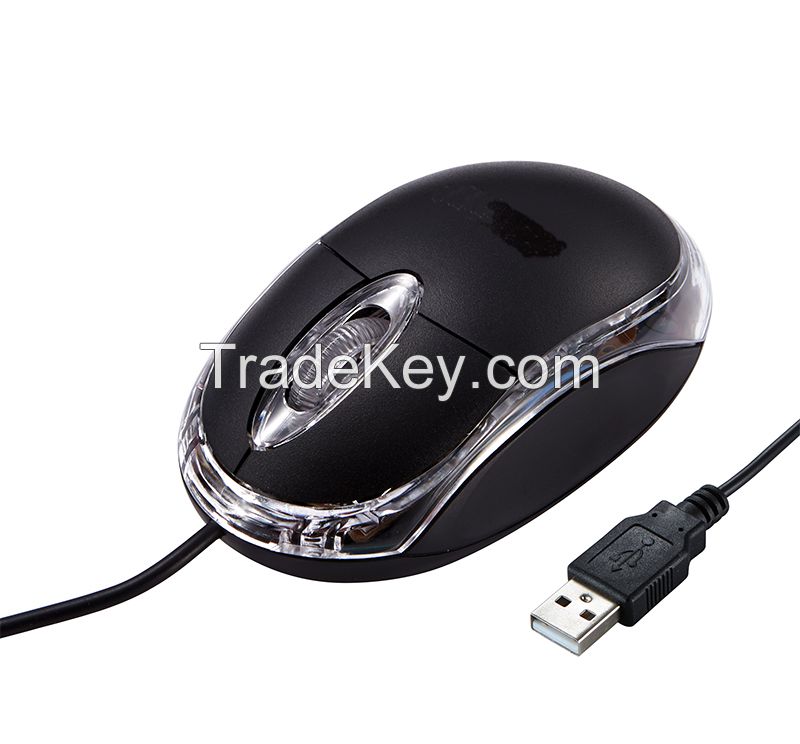 Computer USB Wired Optical Mouse with Scrollwheel