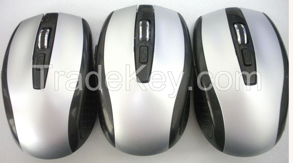 2.4ghz wireless optical mouse with various color
