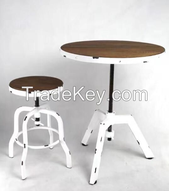 industrial furniture, concrete top furniture, concrete dining tables, cement top furniture