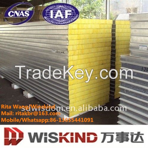 Glass Wool Sandwich Panel with Thermal Insultion for Building