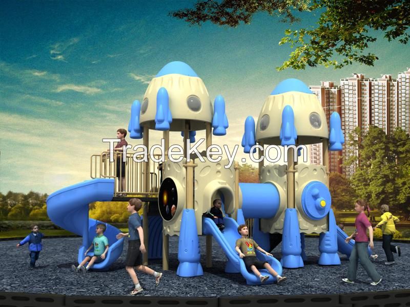 WD-RC138 Rocket Series Outdoor Playground Sprial Slide, Quality Assurance