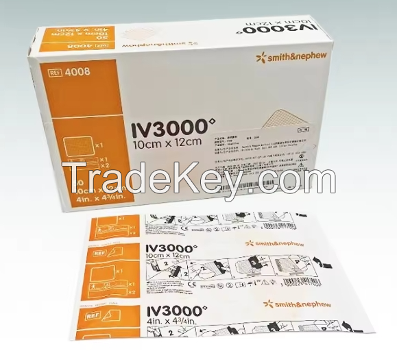Smith&nephew medical IV3000 for transparent dressing PICC for central vein catheter protective film 4008 4007