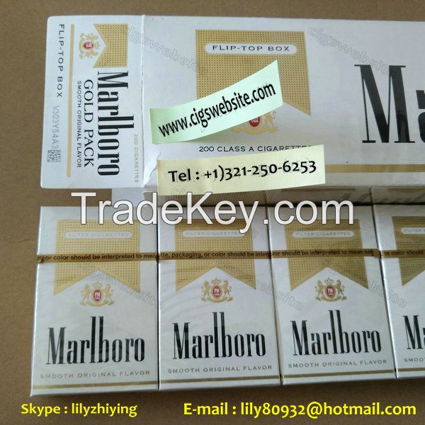 Sell 20 Cigarettes Per Hard Packed Gold Regular Mar lboro Light  84mm Filtered Cigarettes, Free Shipping Fast Delivery