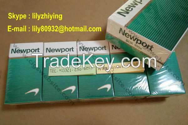 100s New port Menthol Long Cigarettes, King Size Slime Long New port Box 100s Menthol Cigarettes