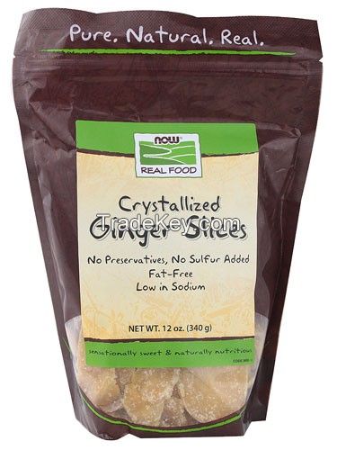 Buy Now Foods Ginger Slices - Sulfur Free