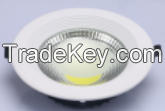 LED down light, COB LED down light, high power recessed COB down light, 