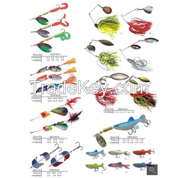 spinner and spoon fishing lure