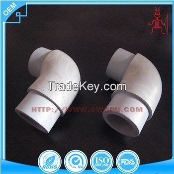 High quality customized 90 degree elbow PVC pipe glue joint