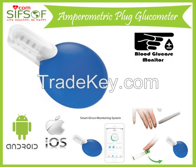 Pocket Plug Blood Glucose Monitoring System, Small & Convenient Glucose Meter