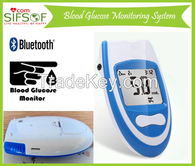 Bluetooth Blood Glucose Meter, With Code Strip & Strip Ejection Function