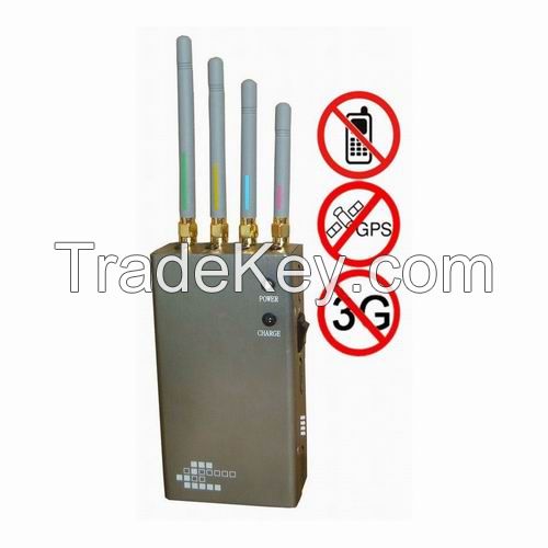 5-Band Portable Cell Phone & GPS Jammer