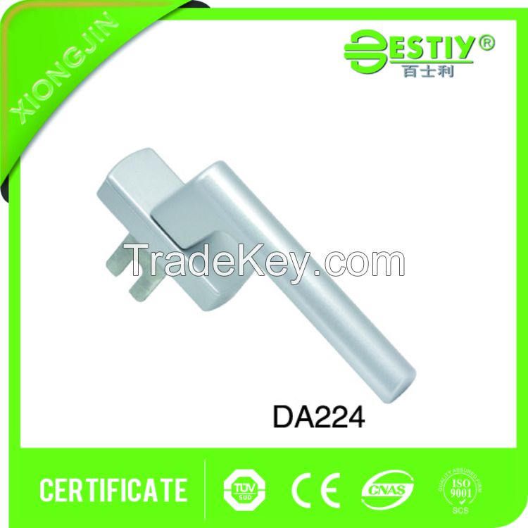 DA224 New model of XIONGJIN Hardware Window Door Accessories Aluminum Zinc Alloy Opening Handle with multi point lock